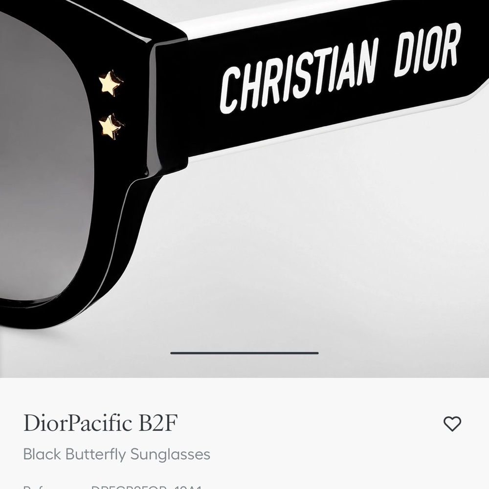 Authentic Dior Black Sunglasses DiorPacific B2F - Picture 6 of 6